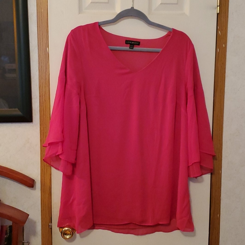 Hot pink blouse